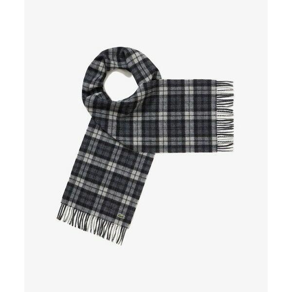 LACOSTE（ラコステ） メリノウールチェックマフラー : タカシマヤ