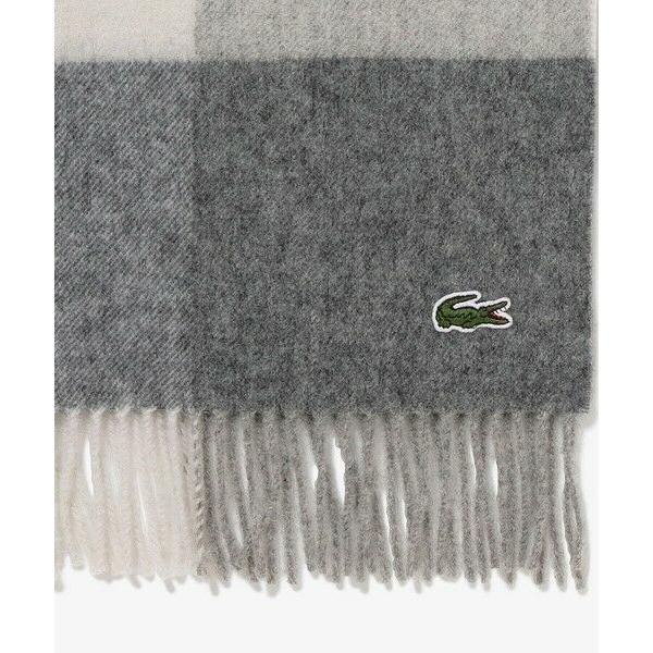 LACOSTE（ラコステ） メリノウールブロックチェックマフラー