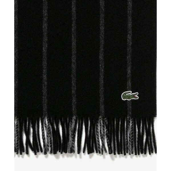 LACOSTE（ラコステ） メリノウールストライプマフラー : タカシマヤ