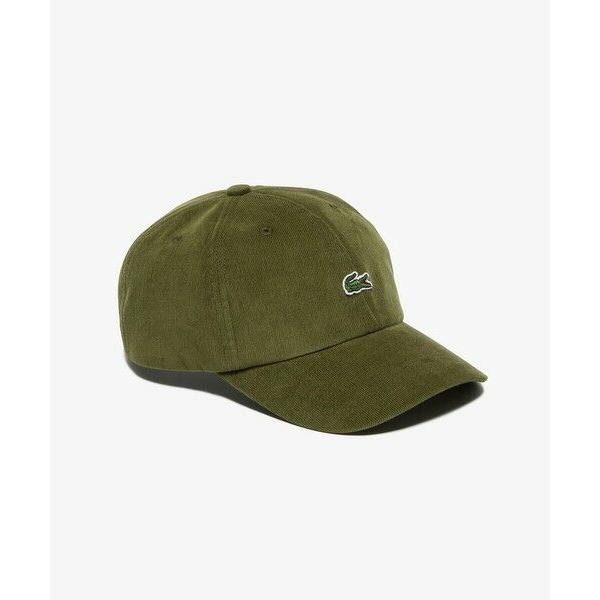 LACOSTE（ラコステ） ワンポイントワニロゴ・コーデュロイキャップ