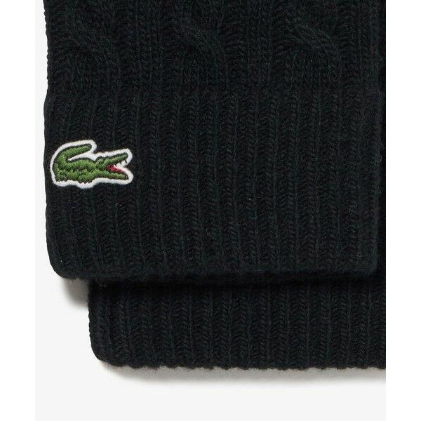 LACOSTE（ラコステ） ケーブルニットグローブ : タカシマヤ