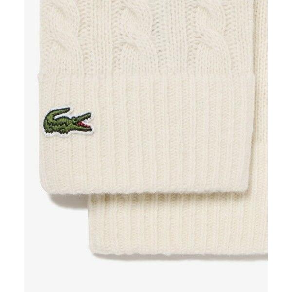 LACOSTE（ラコステ） ケーブルニットグローブ : タカシマヤ