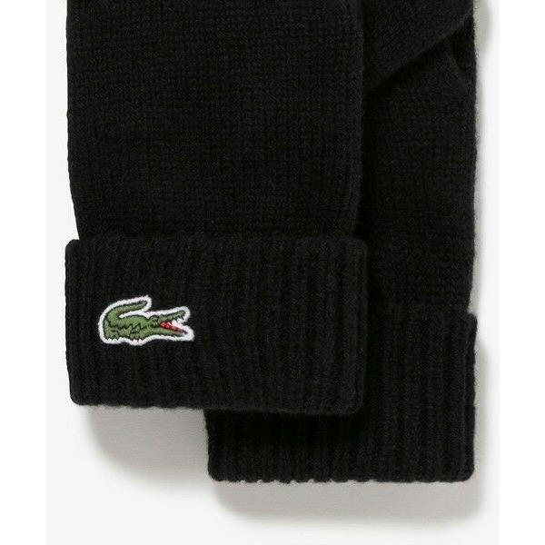 ラコステ（LACOSTE）/エッセンシャル ウールニットグローブ LACOSTE（ラコステ） エッセンシャル ウールニットグローブ