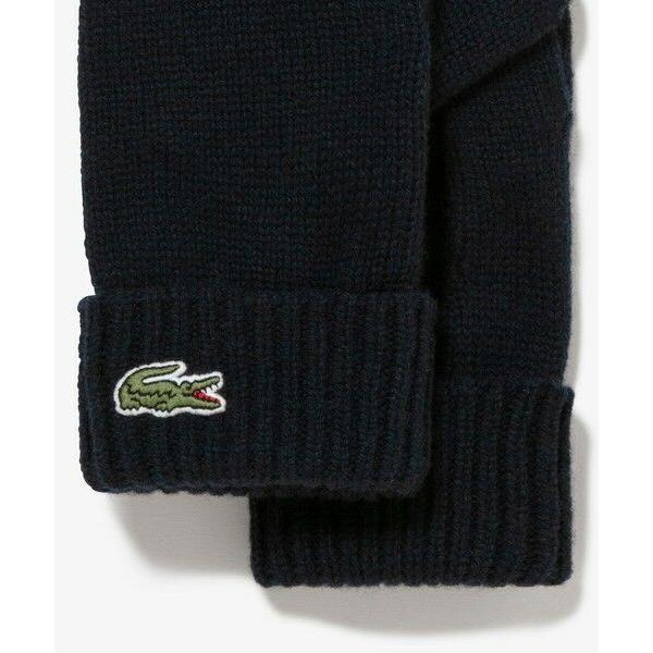 ラコステ（LACOSTE）/エッセンシャル ウールニットグローブ LACOSTE（ラコステ） エッセンシャル ウールニットグローブ