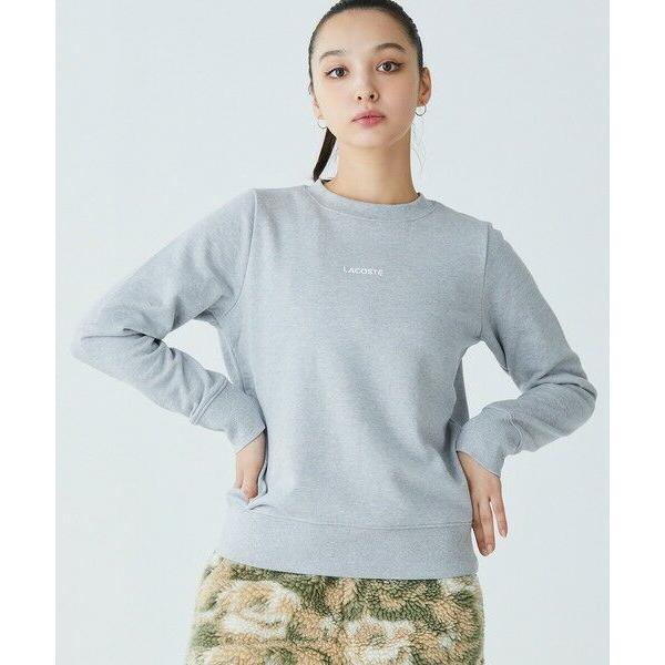 LACOSTE（ラコステ） ブランドネームロゴ刺繍 クルーネックスウェット