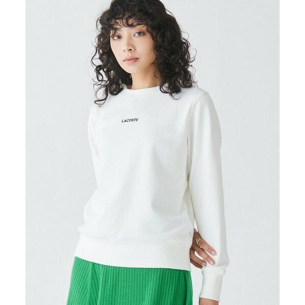 LACOSTE（ラコステ） ブランドネームロゴ刺繍 クルーネックスウェット 