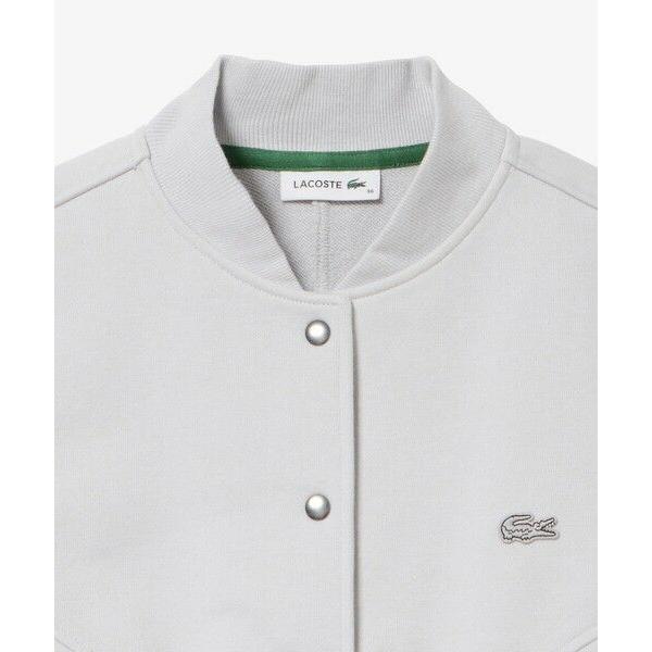 LACOSTE（ラコステ） 裏パイルスウェット MA-1ブルゾン : タカシマヤ