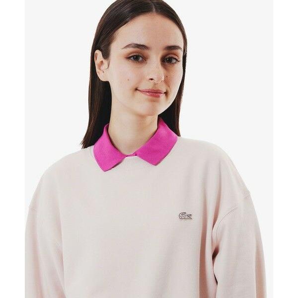 LACOSTE（ラコステ） クロップドクルーネックスウェット : タカシマヤ