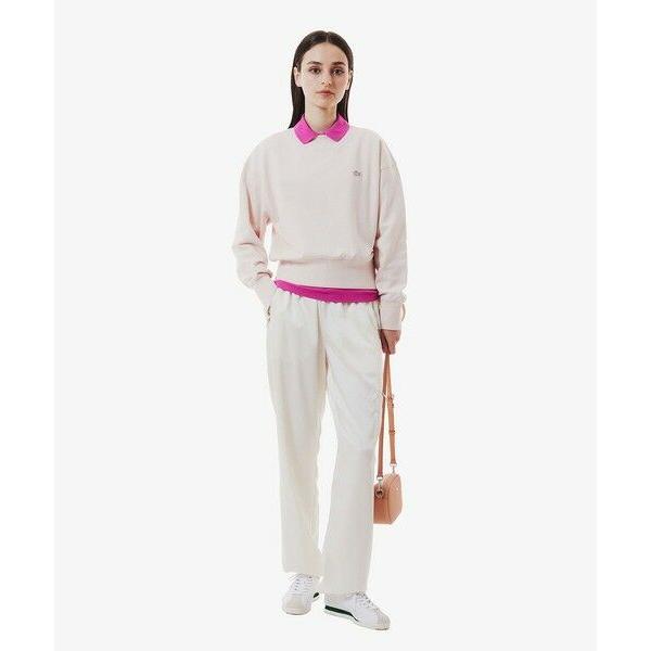 LACOSTE（ラコステ） クロップドクルーネックスウェット : タカシマヤ