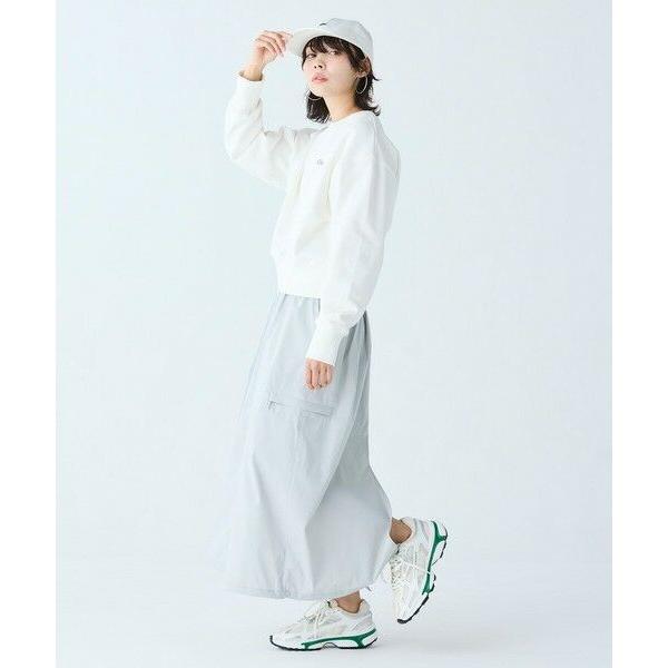 LACOSTE（ラコステ） クロップドクルーネックスウェット : タカシマヤ