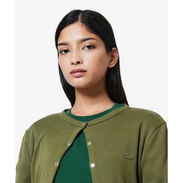 LACOSTE（ラコステ） リブジャージカーディガン : タカシマヤ