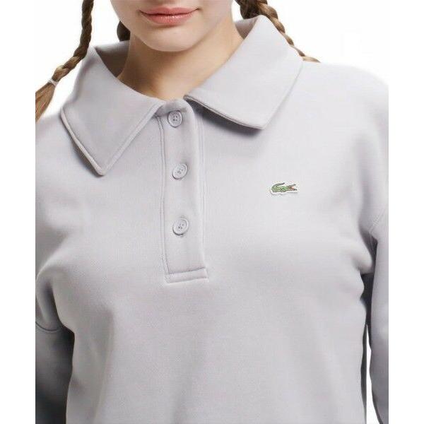 LACOSTE（ラコステ） クロップド丈 ポロニットスウェットシャツ