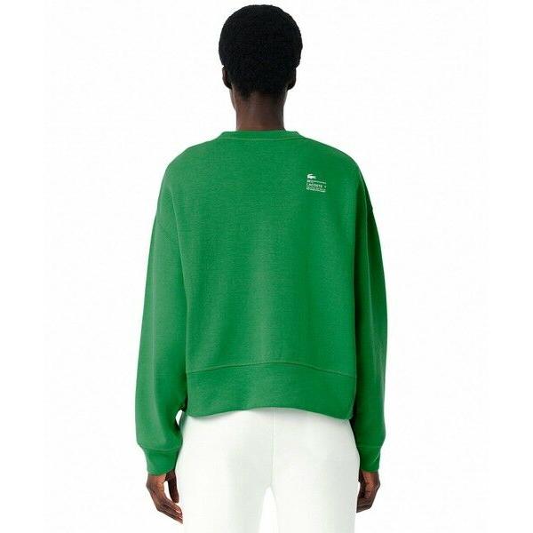 LACOSTE（ラコステ） クロップド丈 オーバーサイズクルーネック
