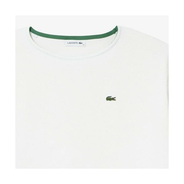 LACOSTE / ラコステ 吸水速乾 クールマックス ミラノリブニットボクシーTシャツ｜selectsquare｜07