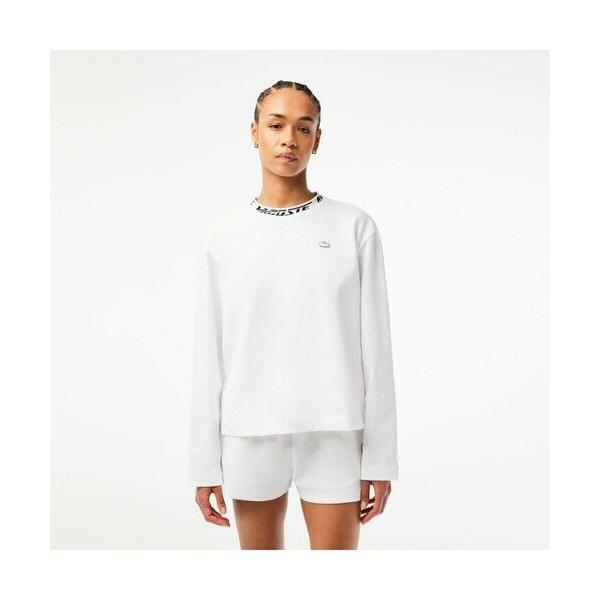 LACOSTE（ラコステ） グラフィカルロゴジャカードネックリブロング