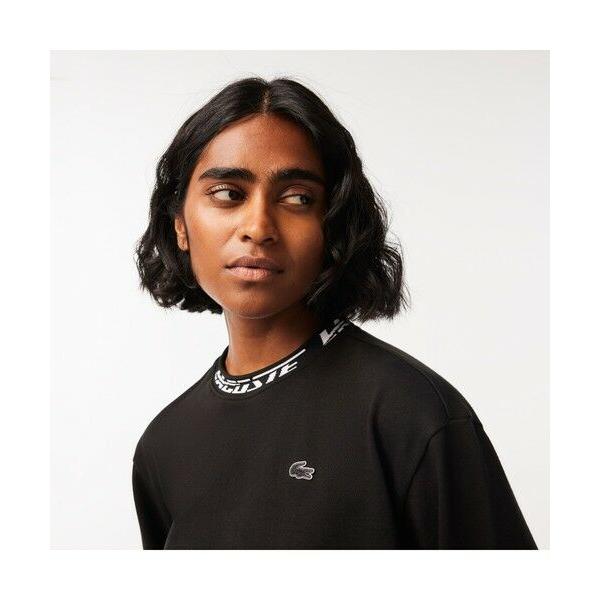 LACOSTE（ラコステ） グラフィカルロゴジャカードネックリブロング