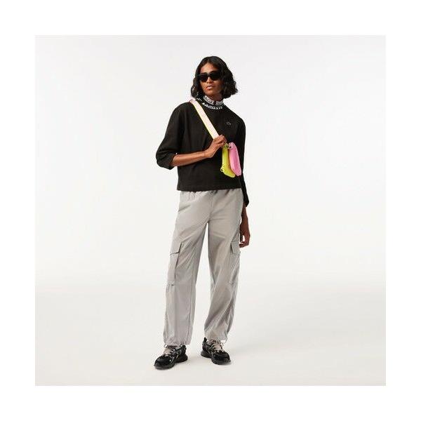LACOSTE（ラコステ） グラフィカルロゴジャカードネックリブロング