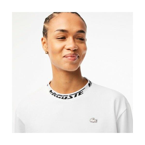 LACOSTE（ラコステ） グラフィカルロゴジャカードネックリブロング