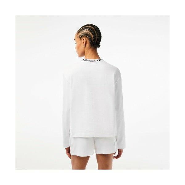 LACOSTE（ラコステ） グラフィカルロゴジャカードネックリブロング