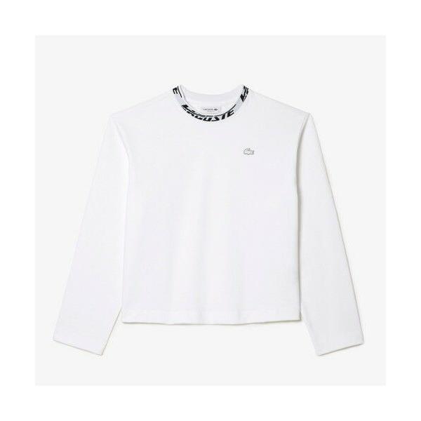 LACOSTE（ラコステ） グラフィカルロゴジャカードネックリブロング
