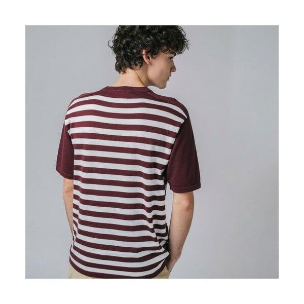 LACOSTE / ラコステ コットンニットマリンボーダーTシャツ
