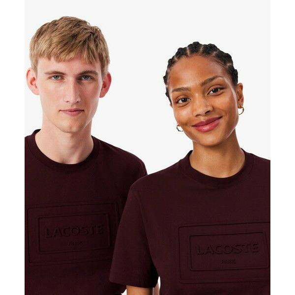 LACOSTE（ラコステ） エンボスパリロゴ クルーネックTシャツ