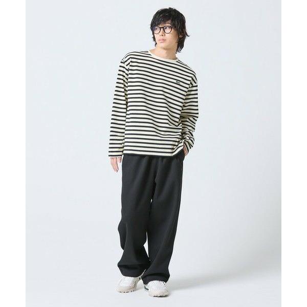 LACOSTE（ラコステ） スクエアネックボーダー長袖Tシャツ : タカシマヤ
