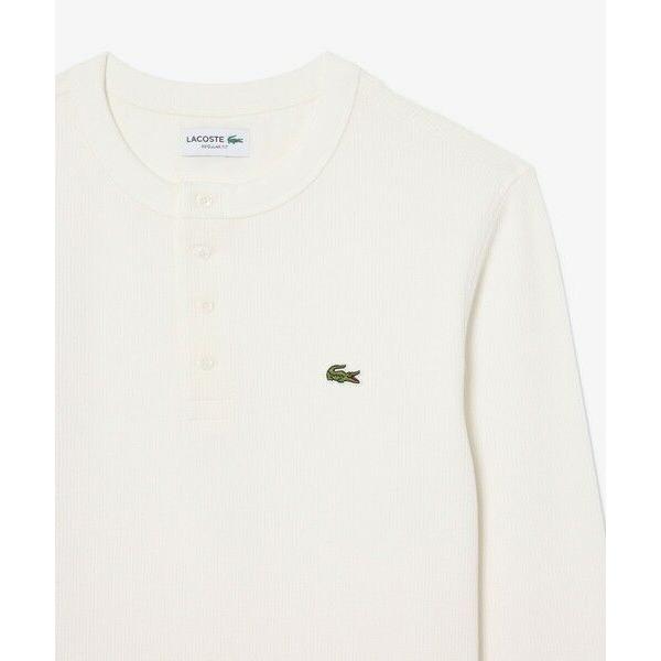 LACOSTE（ラコステ） ヘンリーネックワッフルTシャツ : タカシマヤ