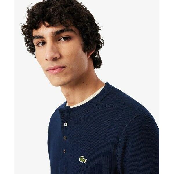 LACOSTE（ラコステ） ヘンリーネックワッフルTシャツ : タカシマヤ