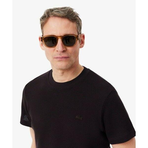 LACOSTE（ラコステ） コットンメッシュニットTシャツ : タカシマヤ