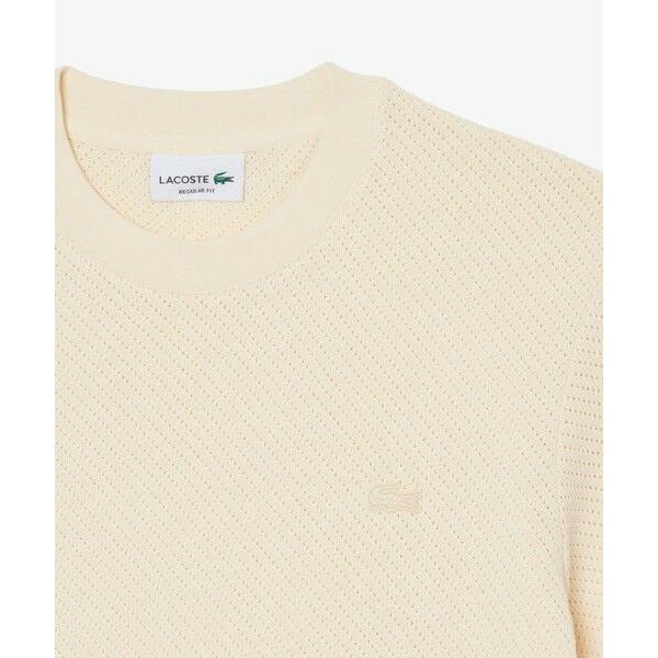LACOSTE（ラコステ） コットンメッシュニットTシャツ : タカシマヤ 