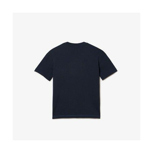 LACOSTE / ラコステ BOYS ショルダーテーピングカラーブロックTシャツ｜selectsquare｜03