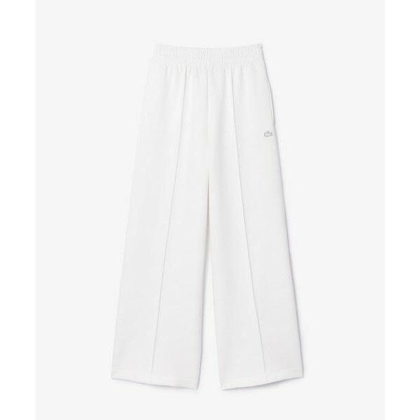 LACOSTE / ラコステ ダブルフェイス鹿の子地ワイドトラックパンツ