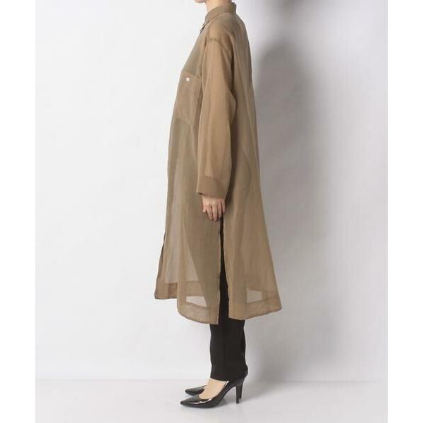 allureville / アルアバイル シアーシャツワンピース 