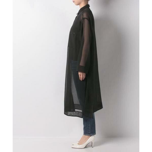 allureville / アルアバイル シアーシャツワンピース 