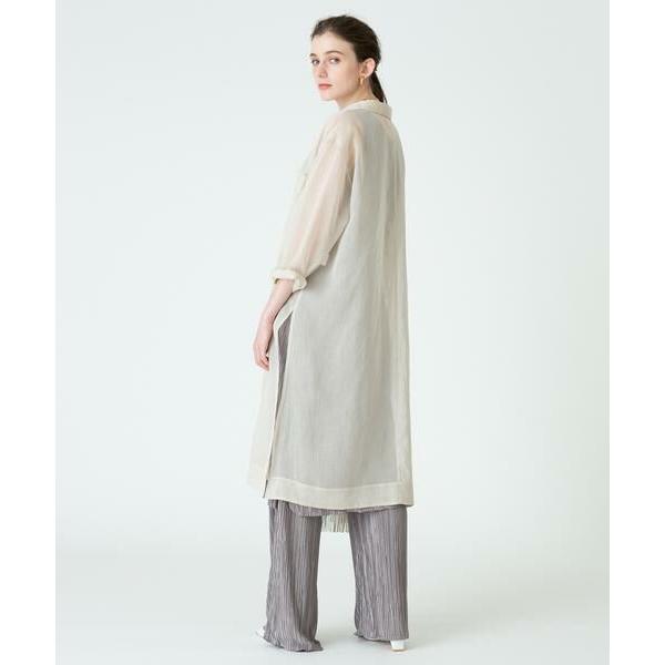 allureville / アルアバイル シアーシャツワンピース 