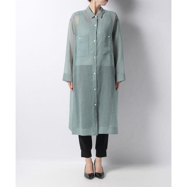 allureville / アルアバイル シアーシャツワンピース 