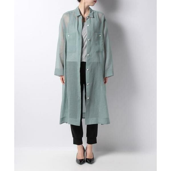 allureville / アルアバイル シアーシャツワンピース 