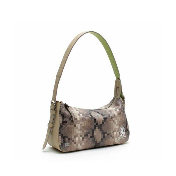 Accesoires De Mademoiselle / アクセソワ・ドゥ・マドモワゼル スネーク型押し/ソフトワンショルダー　SAND/SHIRACHA | A.D.M.J