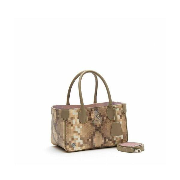 Accesoires De Mademoiselle / アクセソワ・ドゥ・マドモワゼル スネーク型押し/ミニトート(ショルダーストラップ付)　LATE/AKU | A.D.M.J | 01