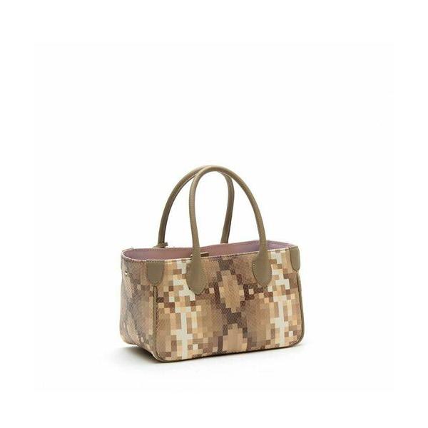 Accesoires De Mademoiselle / アクセソワ・ドゥ・マドモワゼル スネーク型押し/ミニトート(ショルダーストラップ付)　LATE/AKU | A.D.M.J | 03