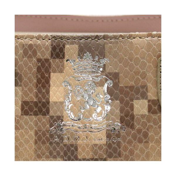 Accesoires De Mademoiselle / アクセソワ・ドゥ・マドモワゼル スネーク型押し/ミニトート(ショルダーストラップ付)　LATE/AKU | A.D.M.J | 05