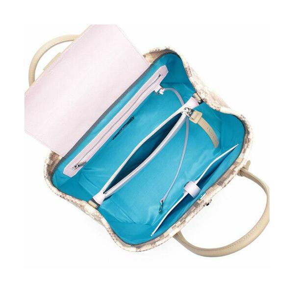 Accesoires De Mademoiselle / アクセソワ・ドゥ・マドモワゼル スネーク型押し/トート25 cm(ショルダーストラップ付)　LATE/AKU | A.D.M.J | 02