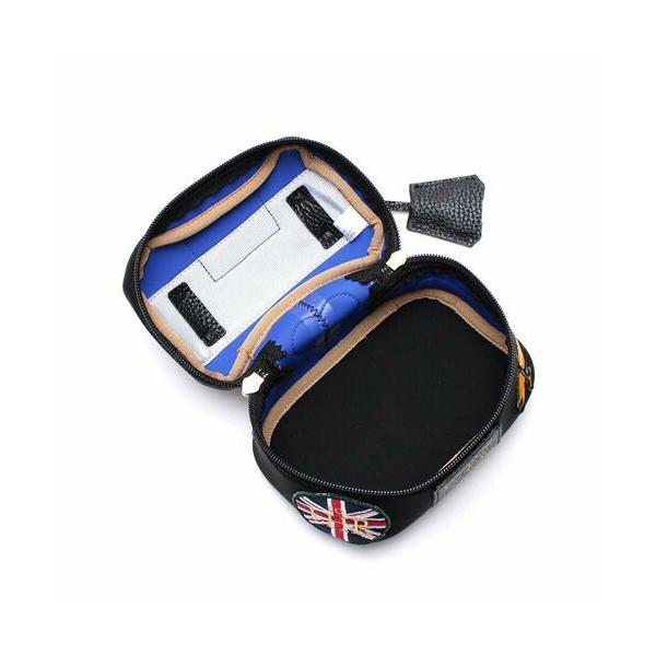 Accesoires De Mademoiselle / アクセソワ・ドゥ・マドモワゼル マジックライト/フラッグワッペンバニティバッグS　NEGRO、A | A.D.M.J | 02