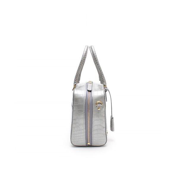 Accesoires De Mademoiselle / アクセソワ・ドゥ・マドモワゼル 【日本製 MADE IN JAPAN】クロコ型押し/ザ・ビーボストン25cm(Dカン+) | A.D.M.J | 15