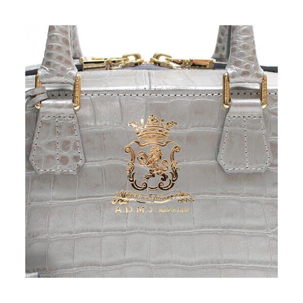 Accesoires De Mademoiselle / アクセソワ・ドゥ・マドモワゼル 【日本製 MADE IN JAPAN】クロコ型押し/ザ・ビーボストン25cm(Dカン+) | A.D.M.J | 16