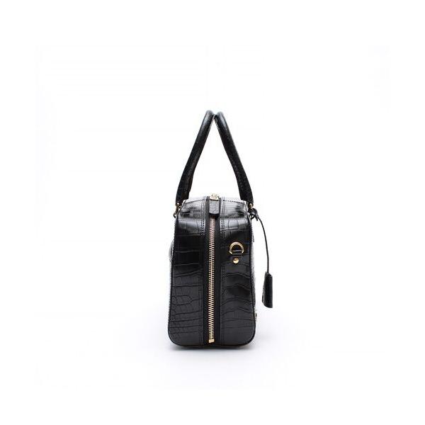 Accesoires De Mademoiselle / アクセソワ・ドゥ・マドモワゼル 【日本製 MADE IN JAPAN】クロコ型押し/ザ・ビーボストン25cm(Dカン+) | A.D.M.J | 03