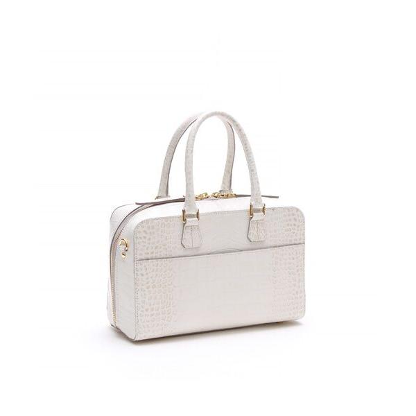 Accesoires De Mademoiselle / アクセソワ・ドゥ・マドモワゼル 【日本製 MADE IN JAPAN】クロコ型押し/ザ・ビーボストン25cm(Dカン+) | A.D.M.J | 08