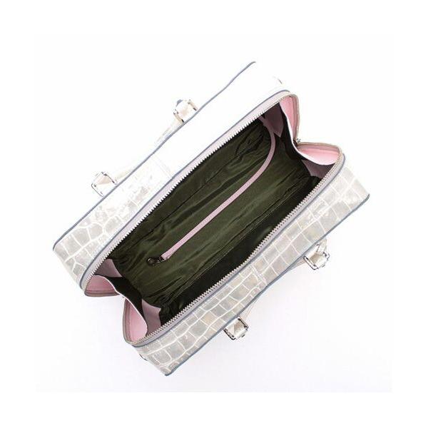 Accesoires De Mademoiselle / アクセソワ・ドゥ・マドモワゼル ヴィッテリグリシャムウェンディ/クリスタルソーイングボストン28cm　PLATINUM | A.D.M.J | 02