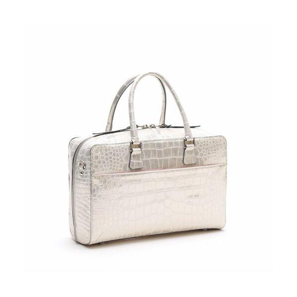 Accesoires De Mademoiselle / アクセソワ・ドゥ・マドモワゼル ヴィッテリグリシャムウェンディ/クリスタルソーイングボストン28cm　PLATINUM | A.D.M.J | 03